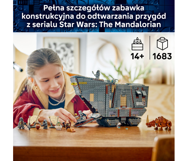 LEGO STAR WARS 75453 Piaskoczołg wędrownych Jawów i bagnorożec - 1547412 - zdjęcie 5